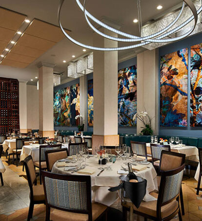 photo of main dining room at NINE-TEN Restaurant