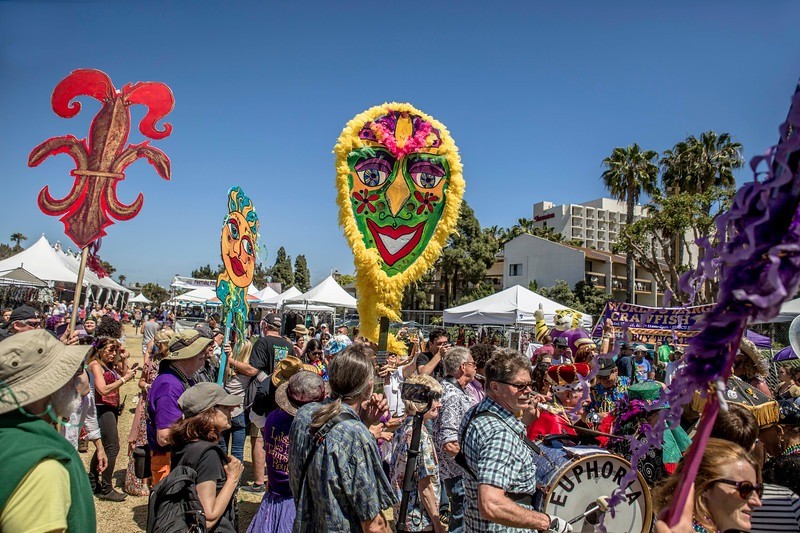 photo of people attending the gator by the bay festival