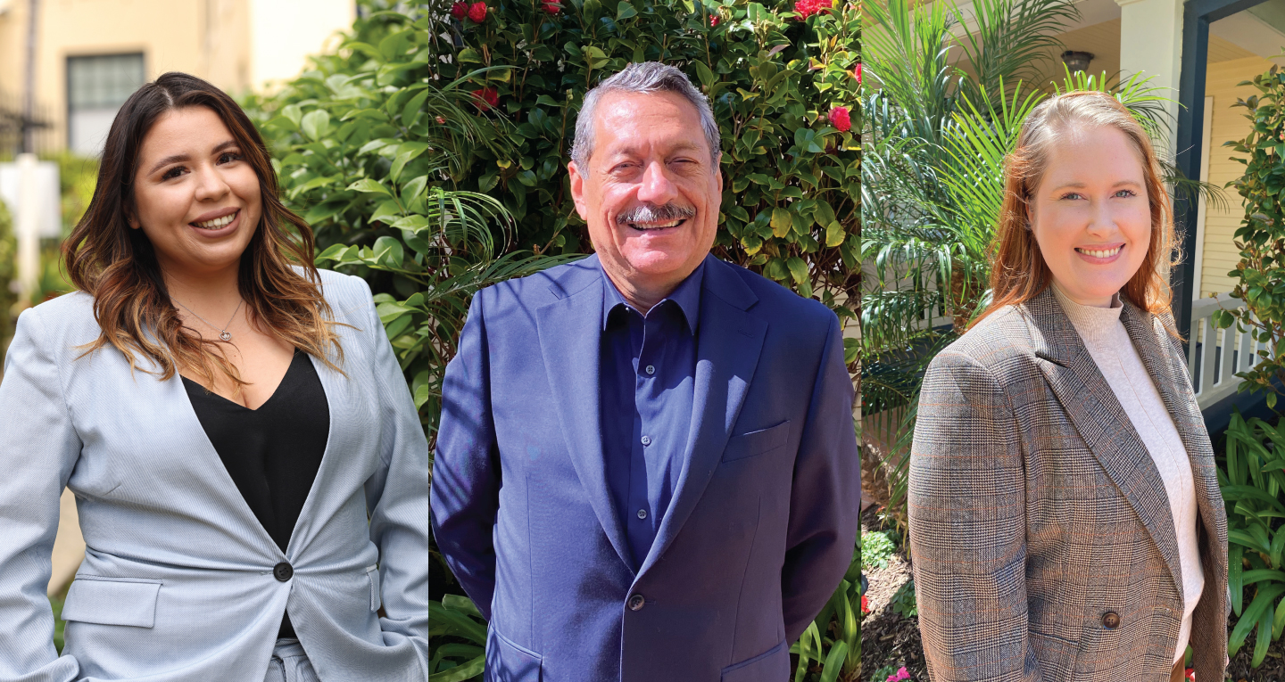 Photo of our three sales team members