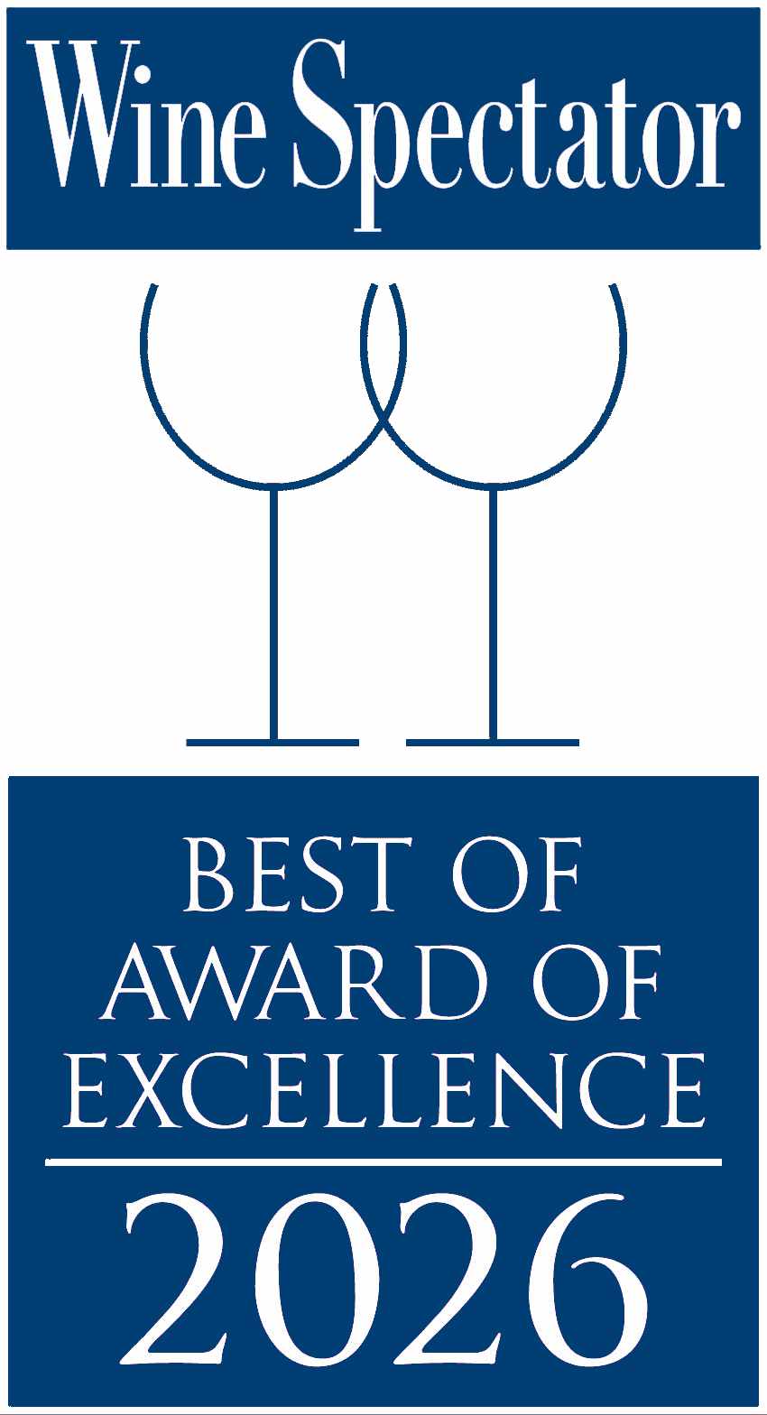 Wine Spectator best of Award of Excellence 2026